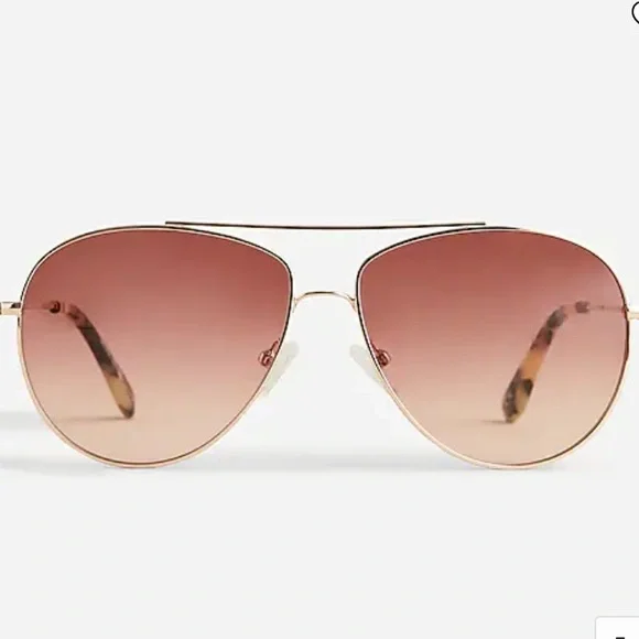 J. Crew Bondi Wire Frame Aviator Sunglasses - Picture 2 of 10